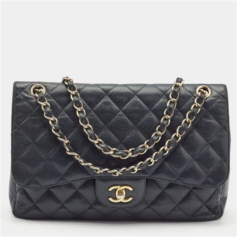 chanel jumbo bag caviar price|CHANEL Caviar Quilted Jumbo Double Flap Black.